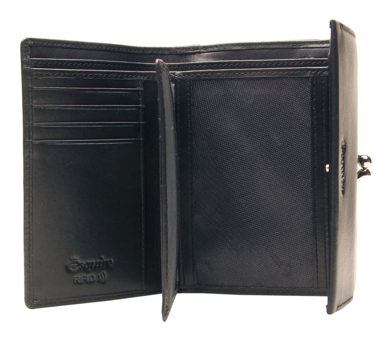 Esquire Silk 02 Wallet Black Esquire Silk 02 Wallet Black