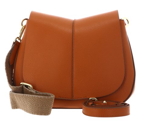 GIANNI CHIARINI Helena Round Crossbody Bag Spice