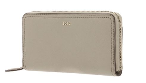 BOSS Lenah Ziparound Wallet Light Beige