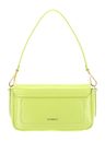 COCCINELLE C-Me Lock Shiny Smooth Handbag Leather Green Glow