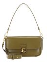 COCCINELLE C-Me Lock Shiny Smooth Handbag Leather Seagrass