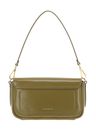 COCCINELLE C-Me Lock Shiny Smooth Handbag Leather Seagrass