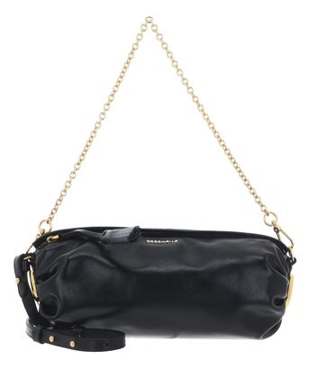 COCCINELLE Roll Shiny Smooth Handbag Leather Noir