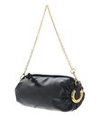 COCCINELLE Roll Shiny Smooth Handbag Leather Noir