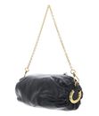 COCCINELLE Roll Shiny Smooth Handbag Leather Noir