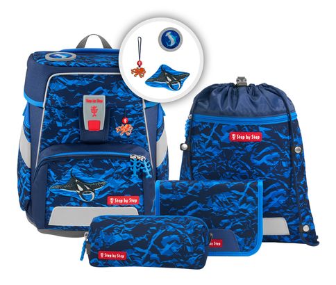 Step by Step Space Schulranzen-Set 5-teilig Dolphin Finja Step by Step Space Schulranzen-Set 5-teilig Dolphin Finja