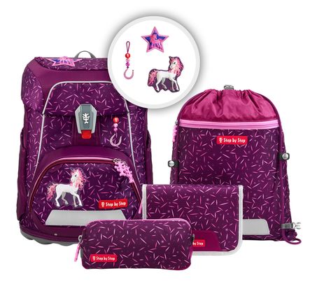 Step by Step FIT Schulranzen-Set 5-teilig Pretty Unicorn Nuala Step by Step FIT Schulranzen-Set 5-teilig Pretty Unicorn Nuala