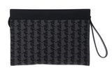 LACOSTE The Blend Computer Pouch Monogram Noir Gris