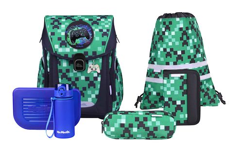 McNeill Primo Schoolbag Set 9-teilig Game Zone