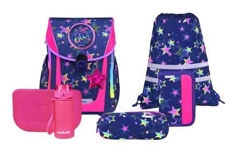 McNeill Primo Schoolbag Set 9-teilig Stars