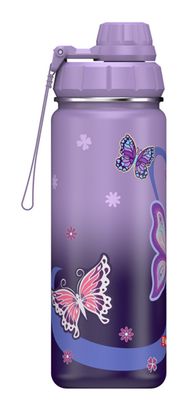 Step by Step Stainless Steel Trinkflasche Sweet Butterfly