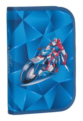 BECKMANN Pencil Case Blue Lightning