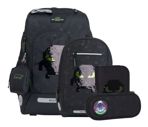 BECKMANN Active Air FLX Schoolbag Set 6-teilig 20-25L Pixel