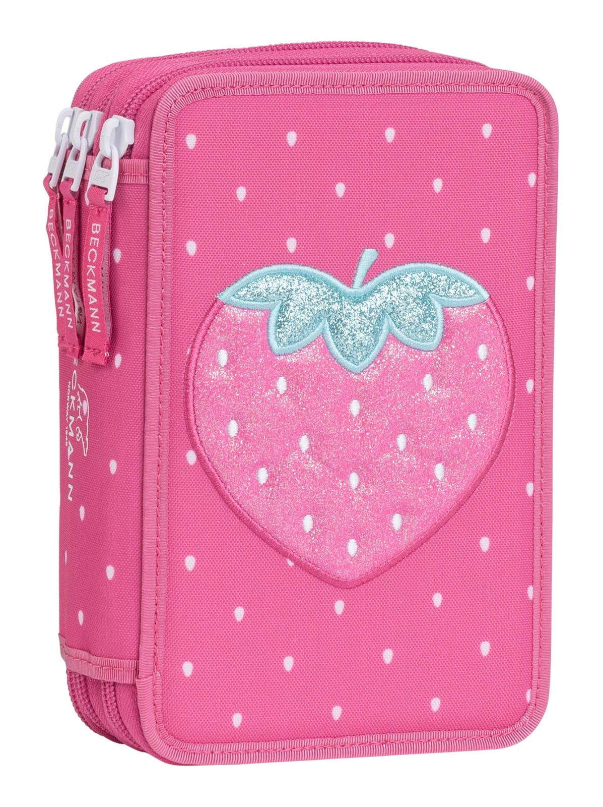 BECKMANN 3-Fold Pencil Case Strawberry