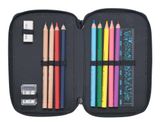 BECKMANN 3-Fold Pencil Case Pixel