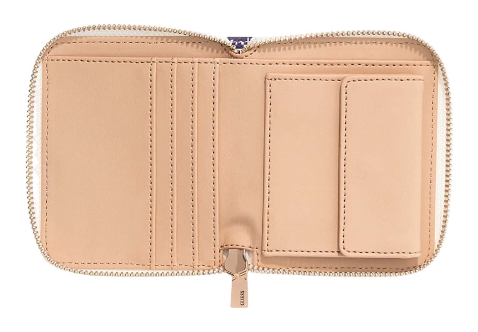 GUESS Carrie Logo SLG Small Zip Around S Biscotti Logo GUESS Carrie Logo SLG Small Zip Around S Biscotti Logo