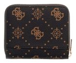 GUESS Carrie Logo SLG Small Zip Around S Espresso Logo GUESS Carrie Logo SLG Small Zip Around S Espresso Logo