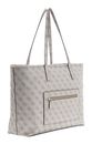 GUESS Power Play II Large Tech Tote Dark Taupe Logo