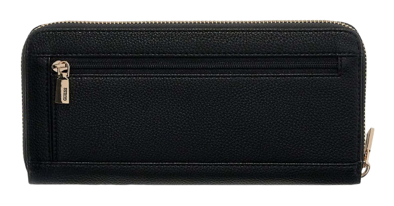 GUESS Yesba SLG Large Zip Around Wallet Black GUESS Yesba SLG Large Zip Around Wallet Black