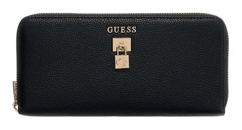 GUESS Yesba SLG Large Zip Around Wallet Black