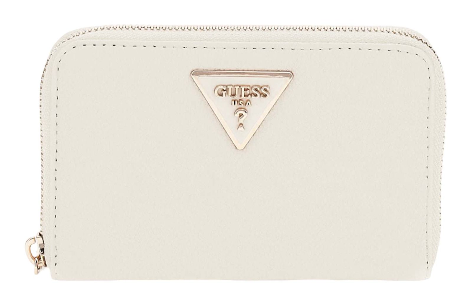 GUESS Laurel II SLG Medium Zip Around Wallet Bone GUESS Laurel II SLG Medium Zip Around Wallet Bone