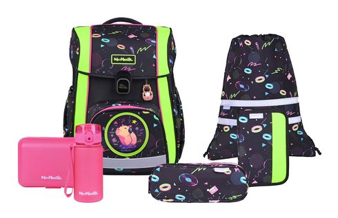 McNeill Bravo Schoolbag Set 9-teilig Capybar