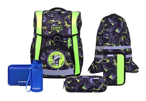 McNeill Bravo Schoolbag Set 9-teilig Dinopark McNeill Bravo Schoolbag Set 9-teilig Dinopark