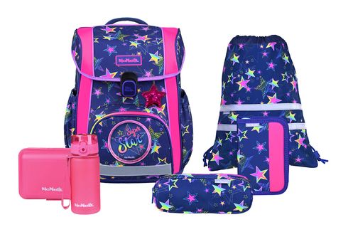McNeill Bravo Schoolbag Set 9-teilig Stars