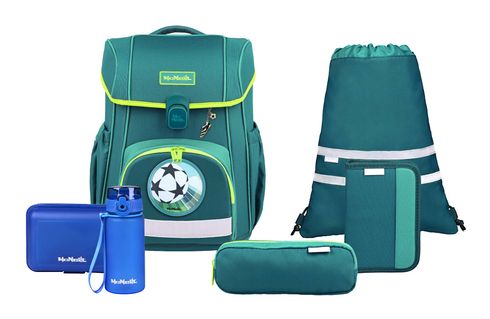 McNeill Bravo Schoolbag Set 9-teilig Petrol