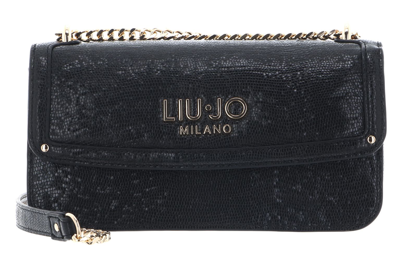 LIU JO Evrim Crossbody Bag East / West S Nero