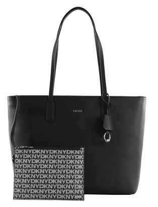 DKNY Saige EW TZ Tote Black / Silver