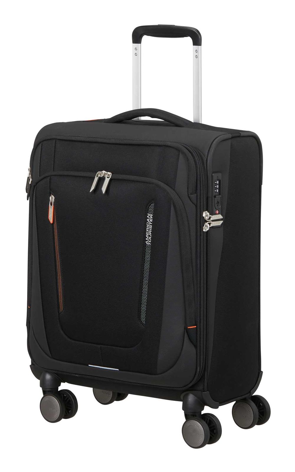 American Tourister Wanderlite Spinner TSA S Shadow Black American Tourister Wanderlite Spinner TSA S Shadow Black