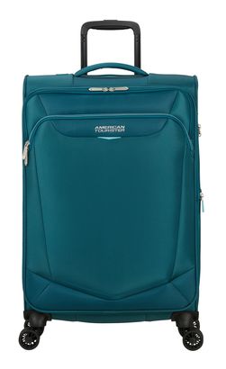 American Tourister Summerride Spinner EXP TSA Trolley M Totally Teal