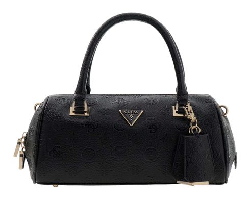 GUESS Cresidia II Box Satchel Black Logo