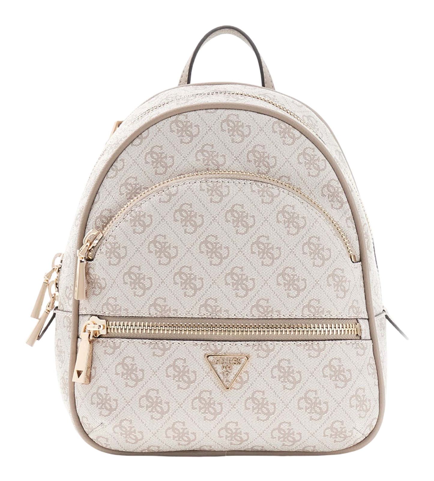 GUESS Manhattan II Backpack Dark Taupe Logo