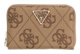 GUESS Laurel II SLG Medium Zip Around Wallet Latte Logo / Brown GUESS Laurel II SLG Medium Zip Around Wallet Latte Logo / Brown