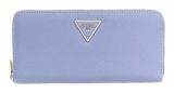 GUESS Laurel II Large Zip Around Wallet L Grey Blue GUESS Laurel II Large Zip Around Wallet L Grey Blue