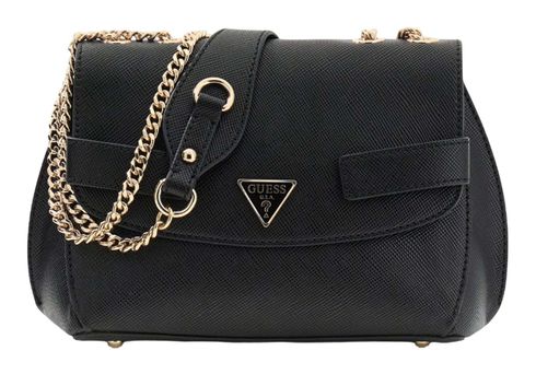GUESS Serenova Convertible Xbody Flap Bag Black
