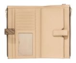 GUESS Laurel II SLG Double Zip Organizer Latte Logo / Brown GUESS Laurel II SLG Double Zip Organizer Latte Logo / Brown