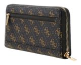 GUESS Laurel II SLG Large Zip Around Wallet Brown Logo GUESS Laurel II SLG Large Zip Around Wallet Brown Logo