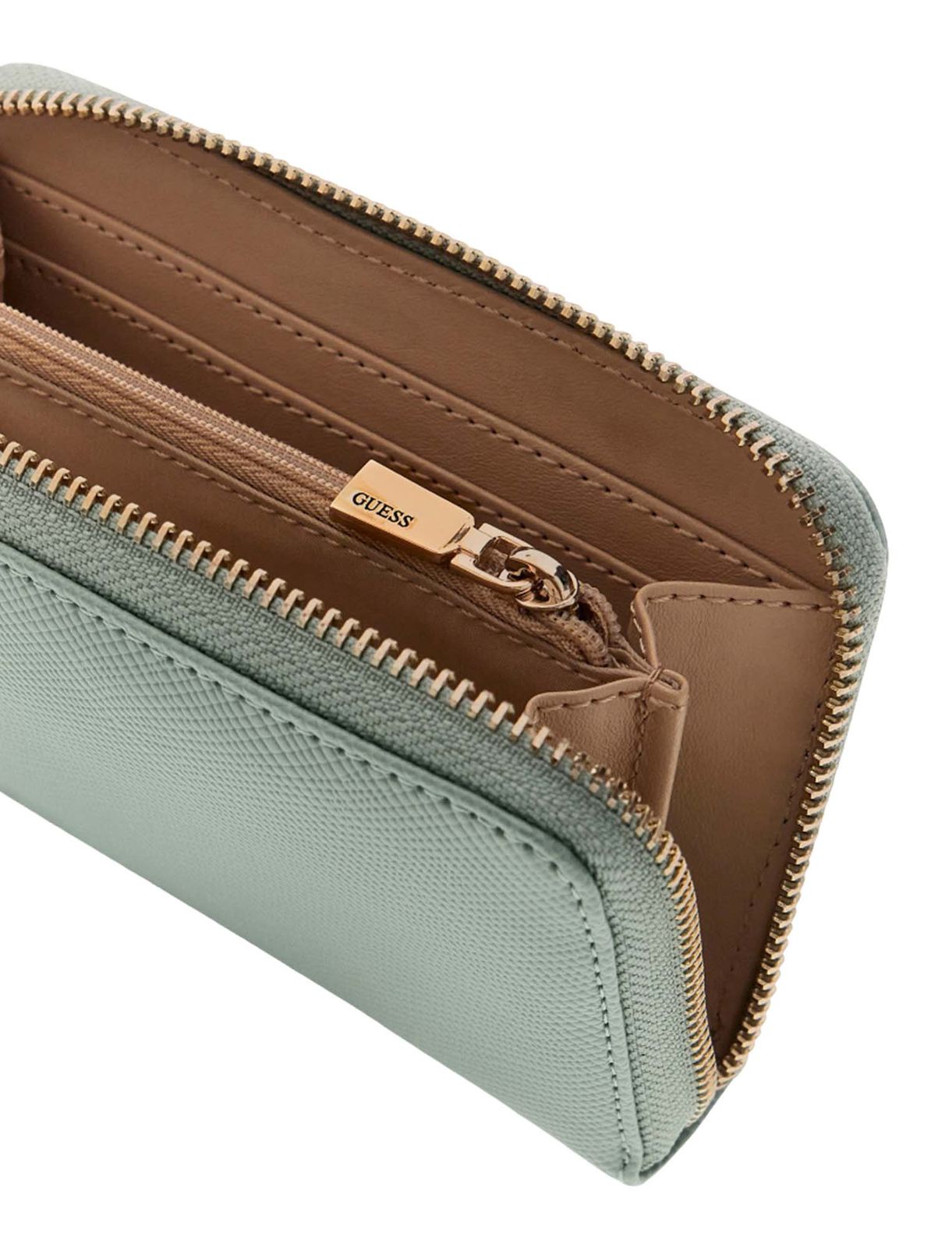 GUESS Serenova SLG Medium Zip Around Wallet Light Sage GUESS Serenova SLG Medium Zip Around Wallet Light Sage