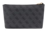 GUESS Laurel II Wristlet Pouch Coal Logo