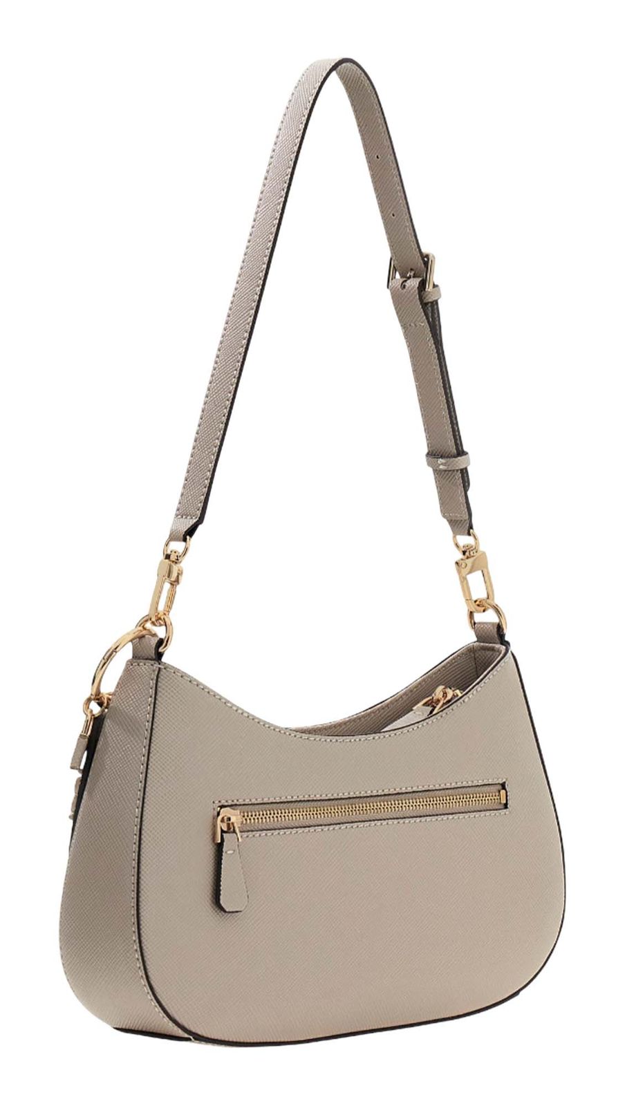 GUESS Noelle II Top Zip Shoulder Bag Taupe GUESS Noelle II Top Zip Shoulder Bag Taupe