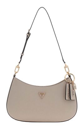 GUESS Noelle II Top Zip Shoulder Bag Taupe