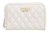 GUESS Atabey SLG Medium Zip Around Wallet Cream White GUESS Atabey SLG Medium Zip Around Wallet Cream White