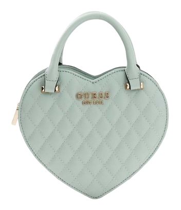 GUESS Atabey Heart Bag Light Sage GUESS Atabey Heart Bag Light Sage
