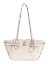GUESS Yesba Girlfriend Shoulder Satchel Bag Cream White