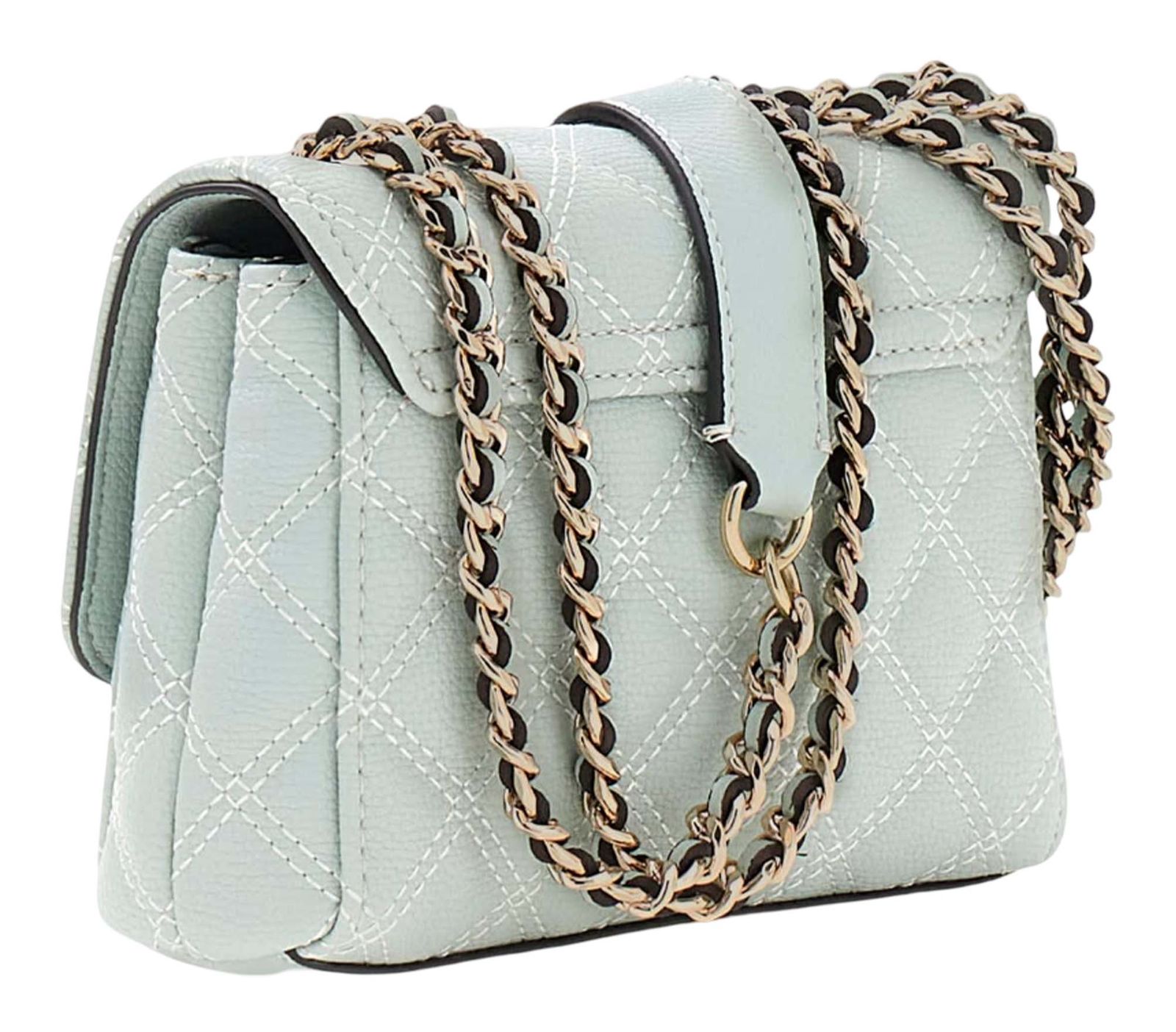 GUESS Giully II Mini 2 Compartment Convertible Flap XS Light Sage GUESS Giully II Mini 2 Compartment Convertible Flap XS Light Sage