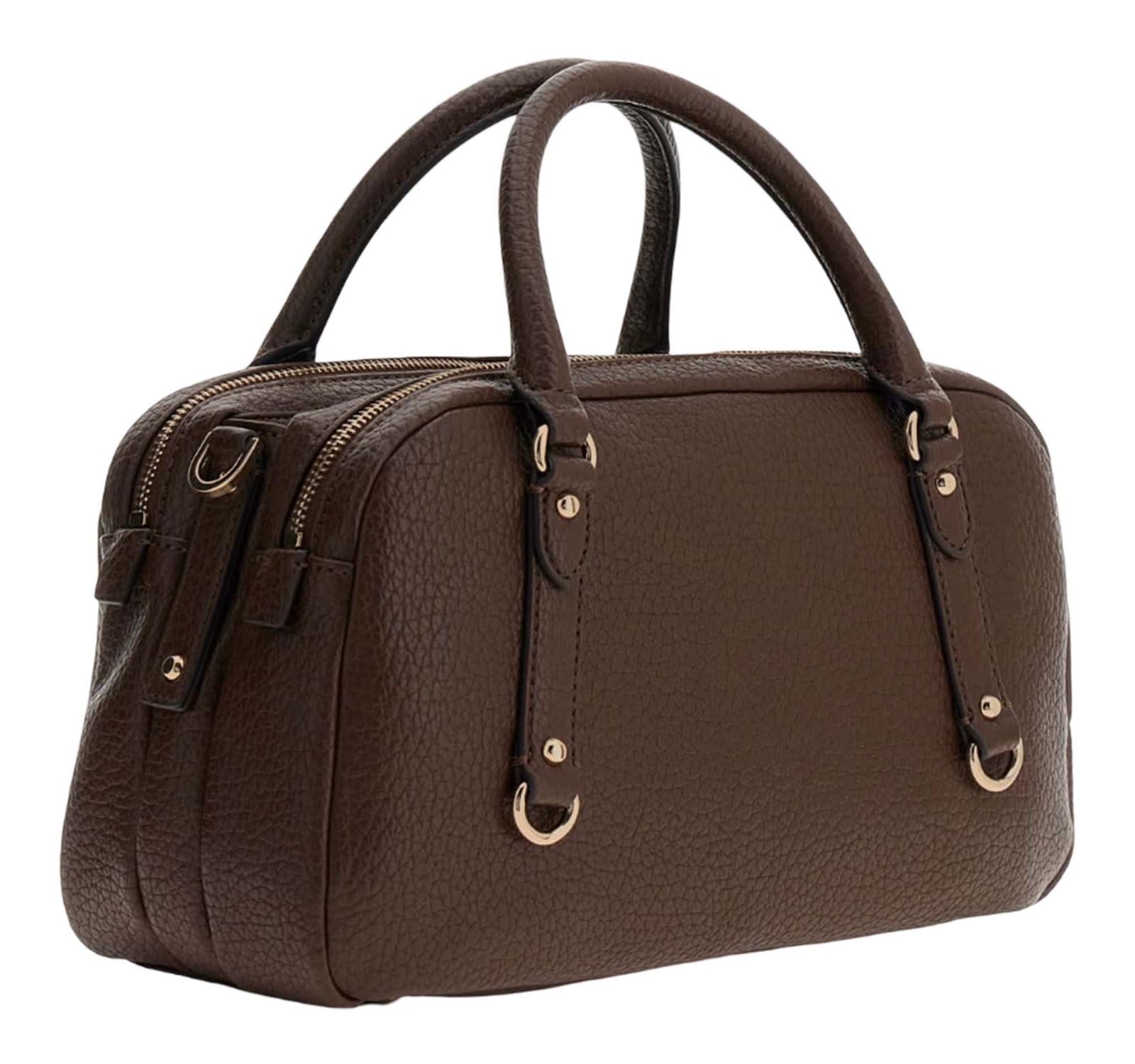 GUESS Marsha Box Satchel Espresso GUESS Marsha Box Satchel Espresso