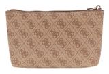 GUESS Laurel II Wristlet Pouch Latte Logo